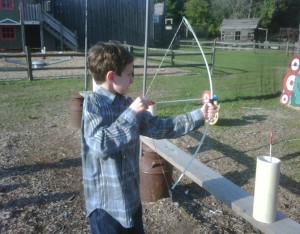 Number One Son Takes Aim